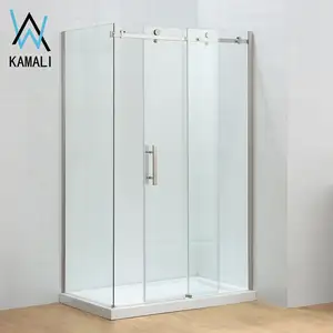 Kamali pologne accessoires extérieur en plastique plage cabine de douche pentagone vapeur pvc pièces de rechange cabine de douche