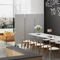 Prix du fabricant Panneau mural acoustique enveloppé de tissu autoportant pour cloison de bibliothèque de bureau