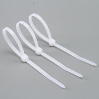 4*300mm Attache de câble en nylon naturel autobloquante en plastique pour une gestion sécurisée des câbles