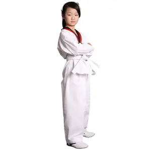 Campione spedizione gratuita woosung taekwondo uniforme taekwondo uniforme dobok per bambini taekwondo uniforme wtf