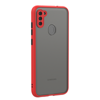 Coque arrière translucide en tpu pour Samsung A11, étui de protection contre la fumée, mat, bon marché
