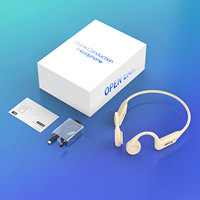 Écouteurs sans fil SOYA, étanches IPX8, à conduction osseuse, casque de sport avec micro, fixation auriculaire, réduction de bruit ENC, chargement magnétique
