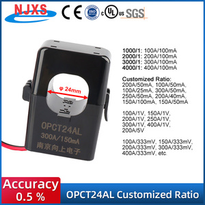 Transformador de Corriente de Núcleo Dividido OPCT24AGL, Tipo Abrazadera, Medición de 0-400A con Salida mA, mV y V, CT Personalizado - Product Image 5