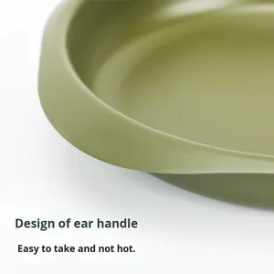 Plat à soupe classique durable en acier inoxydable solide pour le camping en plein air et le barbecue - Product Image 3