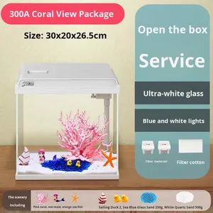 <span class=keywords><strong>Aquarium</strong></span> de table compact pour salon, en verre ultra-transparent et ABS, 50L, fermé, pour aquascaping écologique, vente en gros - Product Image 6