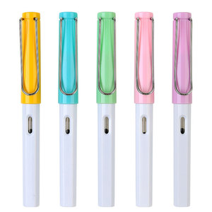 <span class=keywords><strong>Pluma</strong></span> Estilográfica de Plástico de Alta Calidad con Logotipo Personalizado para Estudiantes, Varios Colores, Punta de Acero Inoxidable, Venta al Por Mayor - Product Image 5