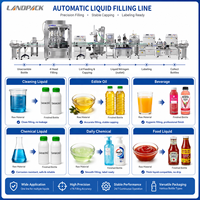 Machines de remplissage automatiques pour la sauce soja, les cosmétiques, le houmous, les boissons, les produits chimiques, le liquide vaisselle, les jus, les crèmes, les sirops