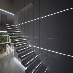 Lampe d'escalier à LED 80mm * 32mm Profilé en aluminium pour escalier de <span class=keywords><strong>cinéma</strong></span> et de théâtre pour éclairage de profil à LED - Product Image 6