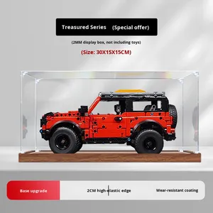WENTI, caja de exhibición de estante único de acrílico ecológico pulido moderno para LEG0 42213 Ford Fierce Horse SUV, figura de vehículo todoterreno - Product Image 4