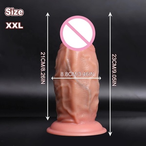 Dildo en silicone sans testicules, pénis artificiel pour femmes, dispositif de plaisir personnel, pénis en silicone souple, produits pour adultes en gros - Product Image 6