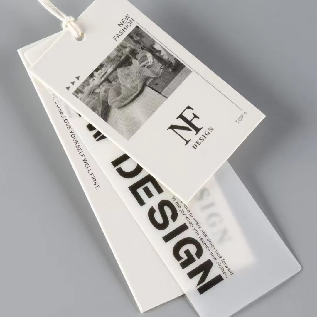 Eco-Friendly Custom Clothing Tags Recycled Paper Hang Tags With 3D Pattern And Logo For Clothes & Shoes Versatile Paper Labels