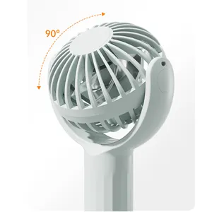 Kleine Handheld Turbo Fan Usb Hoge Wind Stille Draagbare Oplaadbare 360 Graden Roterende Kleine Koelventilator Voor De Zomer