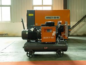 <span class=keywords><strong>Compresseur</strong></span> d'air à piston à vis portable de petite taille, best-seller, haute pression 8 bars 15KW <span class=keywords><strong>avec</strong></span> réservoir d'air - Product Image 5
