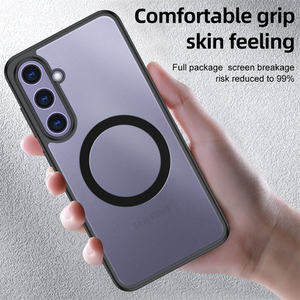 Couverture arrière de téléphone de haute qualité pour Samsung Galaxy M53/M52/M51/M34/M33/M32/M23 couverture transparente Charge sans fil étui mat fumée - Product Image 4