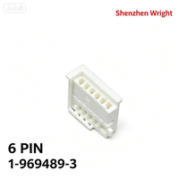 Connecteurs électroniques automobiles TE 1-969489-3 6 broches 2,85 mm Femelle Fil-à-Platine 250V Accessoires Boîtiers de Bornes
