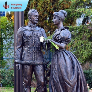 Ornamento Metallico Personalizzato per Esterni, Decorazione per San Valentino, Scultura di Coppie Innamorate, Statua in Bronzo di <span class=keywords><strong>Romeo</strong></span> e <span class=keywords><strong>Giulietta</strong></span> - Product Image 5