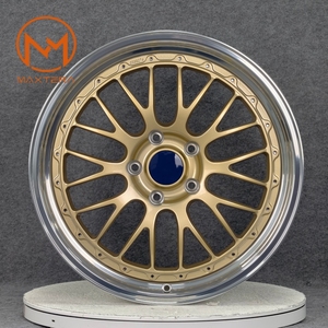 Rines de Aleación Maxtera Forjados Personalizados de 2 Piezas Estilo E88 para Autos de Pasajeros Porsche 911, <span class=keywords><strong>BMW</strong></span> M2, M3, M4, Golf, Audi, WRX STI, BRZ, GR86 - Product Image 1