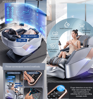 Fauteuil de massage VCT Luxury SL Track 3D Robotic Foot Roller AI Voice & Health Check Zero Gravity Function Full Body Airbag