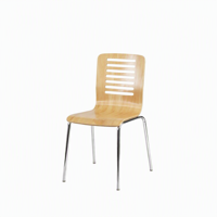 Chaise en bois moderne pour salle à manger, restaurant, hôtel, école, cuisine