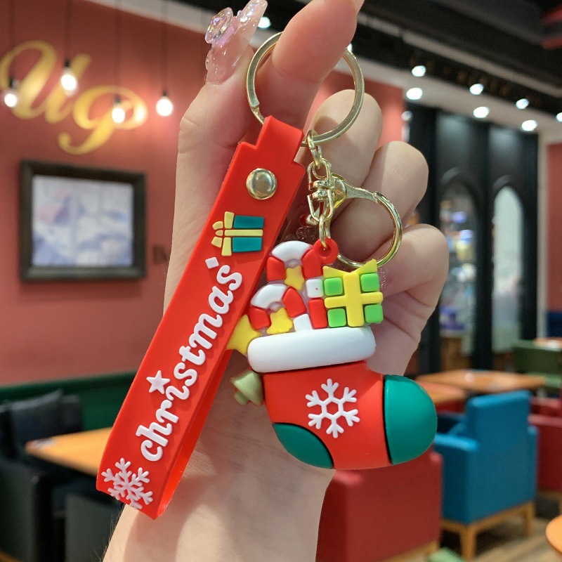 Chaussette rouge cadeau de Noël