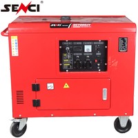 Générateur diesel silencieux Senci 5KW monophasé refroidi par air 5 Kva Générateur portable