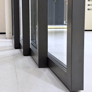 Puerta Corredera de Aluminio Delgada con Cristal Panorámico de Piso a Techo, Panel Grande, Aislamiento Térmico, Insonorización, Diseño Interior y Exterior - Product Image 4