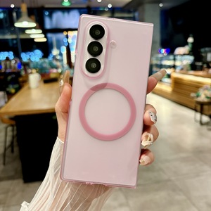 Frosted Clear Ultra Thin Matte para <span class=keywords><strong>Funda</strong></span> de teléfono magnética para Samsung <span class=keywords><strong>Galaxy</strong></span> <span class=keywords><strong>Z</strong></span> <span class=keywords><strong>Fold</strong></span> 7 6 5 <span class=keywords><strong>4</strong></span> 3 Hard PC Protect Cover <span class=keywords><strong>Funda</strong></span> - Product Image 3