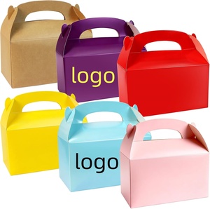 Caja de Cartón Blanca Desechable, Biodegradable y Reciclable para Comida para Llevar, Apta para Alimentos, con Diseño de Logotipo Personalizado, Ecológica, para Pollo Frito - Product Image 1
