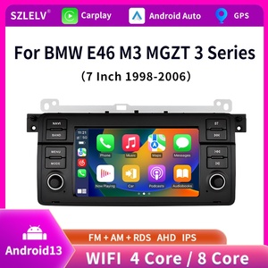เครื่องนำทางในรถยนต์ 3 Series E46 320 325 ออลอินวัน จอใหญ่ ระบบควบคุมกลาง พร้อมพอร์ต USB GPS Android ระบบเสียงสเตอริโอแบบแยกส่วน สำหรับรถยนต์ซีรีส์ 3 - Product Image 2