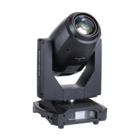 Cabeza Móvil con Zoom 3 en 1 BSW 380W19R/440W20R, Pantalla Táctil a Color de 24 Canales y 160 bits