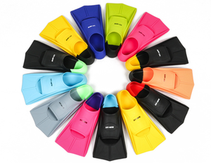 OEM السباحة زعانف الغوص شحن مجموعة أنبوب التنفس بقناع الغوص المطاط زعانف للغطس - Product Image 1