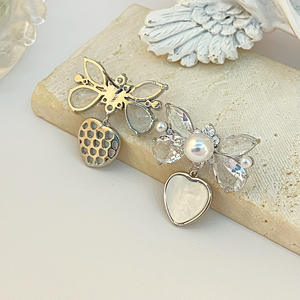 Joyería S925 plata esterlina arco latón corbata amor pendientes para mujer pendiente joyería para niñas joyería barata pendientes - Product Image 4