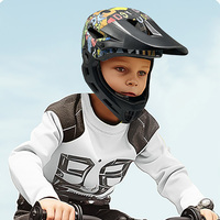 Casque de vélo souple pour enfants, intégral, pour trottinette, skateboard, imperméable, léger, durable, équipement de protection pour le cyclisme