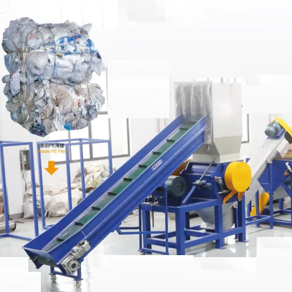 2024 300キログラム/時間プラスチック洗浄PPPPリサイクル機プラスチックリサイクル洗浄ライン