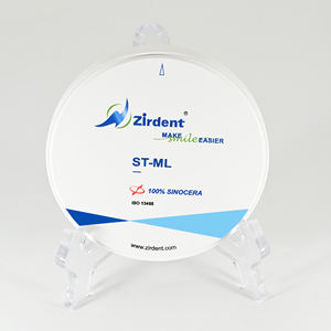 Laboratorio dentale materiali di consumo Zirdent ST-ML Super traslucido 42% alta resistenza 1100Mpa <span class=keywords><strong>Zirconia</strong></span> fresatrice ST multistrato - Product Image 4