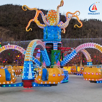 Pieuvre géante de parc de foire d'amusement Carnival Ride Pieuvre dansante rotative faite d'acier de fibre de verre durable
