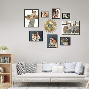 Multi-formato 8x10 "12x16" A2 A3 cornice per foto con pannello di supporto Design semplice Multi-cornice per decorazione <span class=keywords><strong>da</strong></span> <span class=keywords><strong>parete</strong></span> cornice per foto - Product Image 6