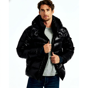 High Quality Men's Winter Puffer <b>Jackets</b> Latest Design <b>Jackets</b> <b>with</b> Customized Front Logo and Colours - Product Image 1