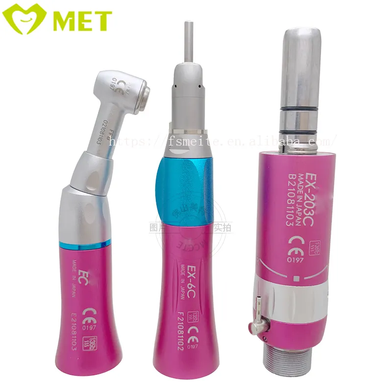 Fornecimento Dental N-SK Type kit Handpiece Dental Ex-203c Air Turbine Baixa Velocidade Contra Ângulo 2/4 furos NÃO LED