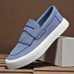 Chaussures de marche décontractées et tendance pour hommes, en maille respirante, grandes tailles 39-44, style gentleman, baskets en PU, printemps-été - Product Image 5