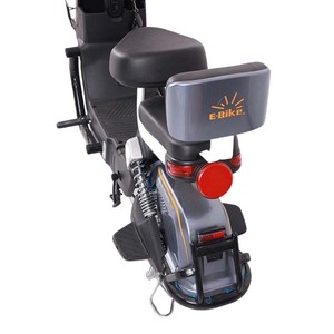 Vélo Électrique Urbain Adulte <span class=keywords><strong>Pas</strong></span> <span class=keywords><strong>Cher</strong></span> en Gros, E-Bike 14 Pouces Pneus Larges, Moteur Brushless 72/60V 500W, Double <span class=keywords><strong>Suspension</strong></span>, Panier, Pédales - Product Image 4