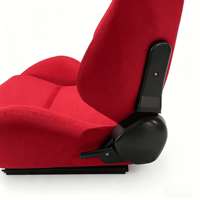 Siège de voiture de course en acier de haute qualité, style Recaro, en tissu PU coloré, avec cadre de siège modifié pour sièges de voiture de course