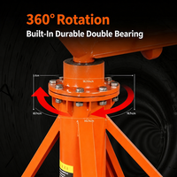 Mini-grue de levage rotative à 360 degrés avec palan électrique pour la construction extérieure et l'industrie