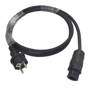 Ip44 Eu 3 Meter Rubberen Kabel Met Power Connection Plug Betteri Bc01 Female To Betteri Bc01 Male Voor Micro Inverter