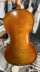 Viola artisanale de 15 pouces en épicéa et érable massifs, son agréable, 381 mm, belle veine de bois, cinq cordes, chevalet Aubert - Product Image 5