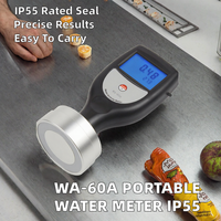 LANGSHUO WA-60A Alat Ukur Aktivitas Air Digital Elektronik Genggam 0~1.0aw Penganalisis Sereal Makanan 220V Garansi 1 Tahun