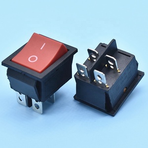 Interruptor de palanca KCD4-101, interruptor basculante de 4 pines, 16A, 125V/20A, 250V, <span class=keywords><strong>r11</strong></span>, T85, 1E4, KCD4, T120 - Product Image 4