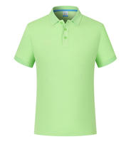 Polos unisexes en coton peigné à fibres longues, coupe classique, doux, à manches courtes, décontractés, avec logo personnalisé, vente en gros