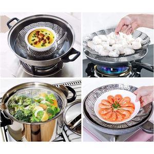 <span class=keywords><strong>Vaporera</strong></span> Plegable y Expandible para Verduras y Alimentos, Útil para la Cocina del Hogar - Product Image 2