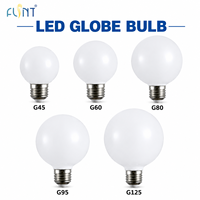 Ampoule LED Globe Vintage en Verre Dépoli Blanc Lait G45 G50 G60 G80 G95 G125 G150 7W 8W 9W 12W 15W pour Éclairage Intérieur Domestique - Meilleures Ventes